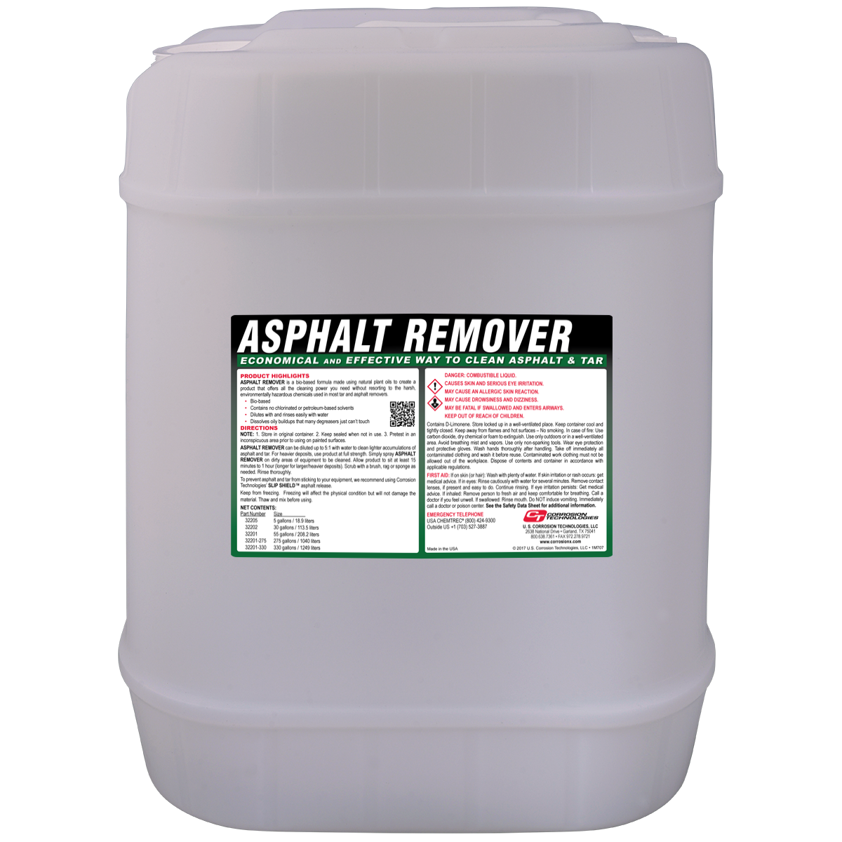 Asphalt Remover 5 gallon
