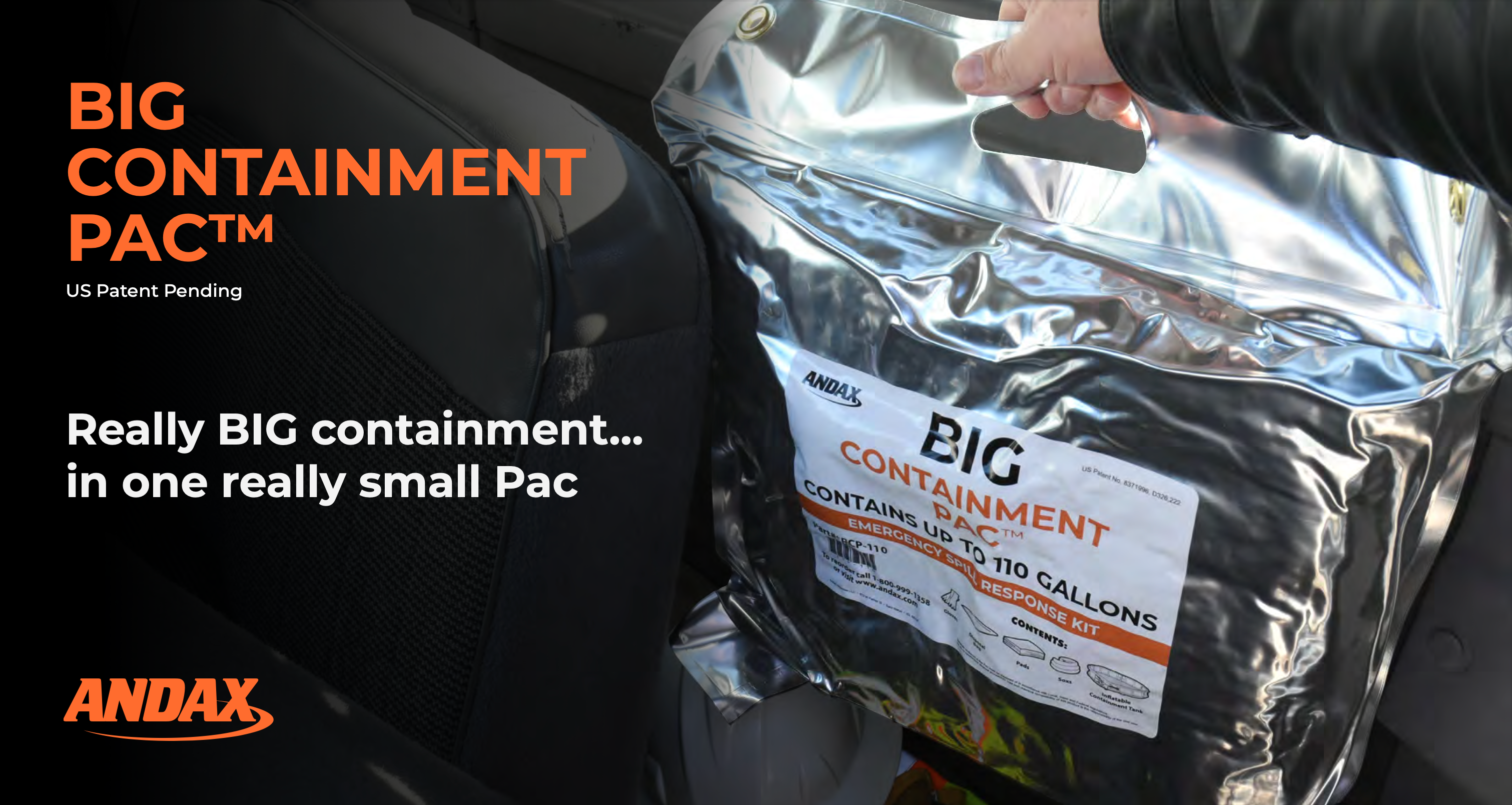 Andax Big Containment Pack - Oil & Oil-Based