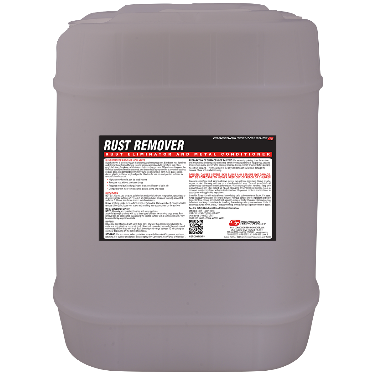 Rust Remover -  5 Gallon