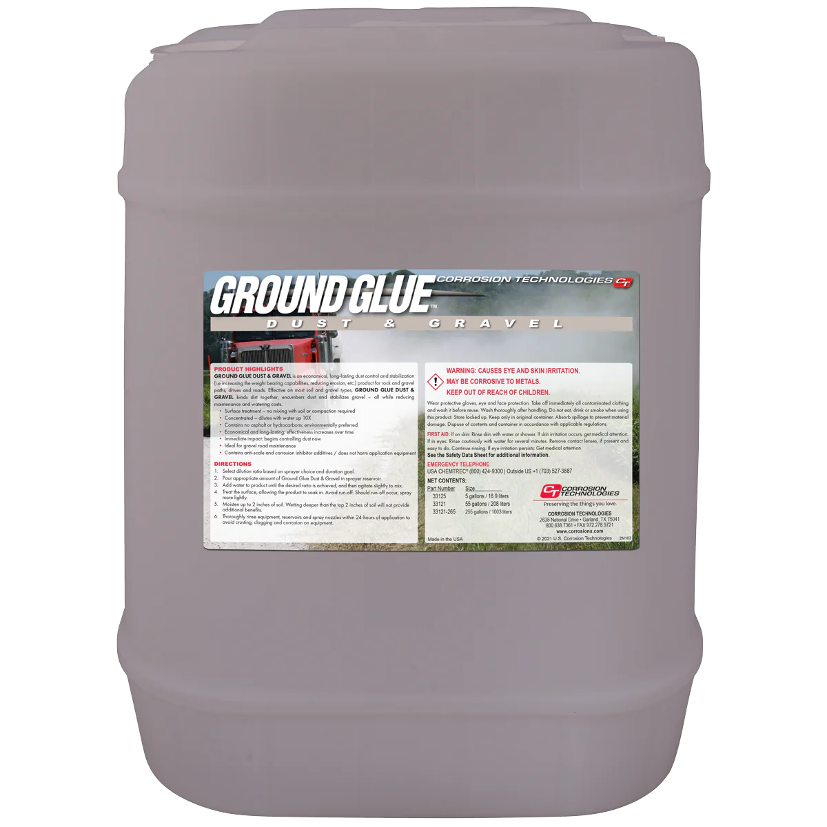 Ground Glue Dust & Gravel - 5 Gallon